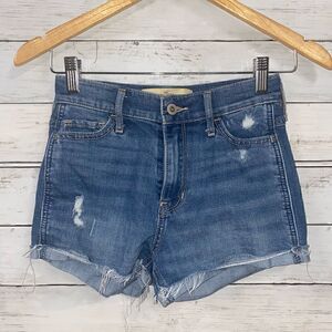 Hollister Short- Short Distressed High Rise Shorts